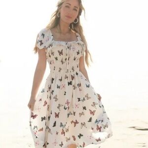 Ivy City Co Mariposa Butterfly MIDI Dress